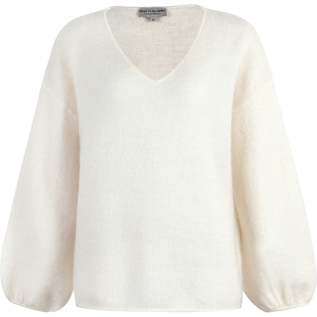 Close to my heart Aurora kid mohair sweater Sweater knitted Cream