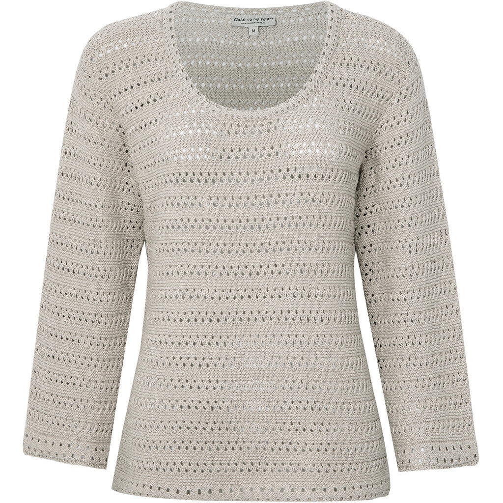 Close to my heart Sally Sweater Sweater knitted Sand