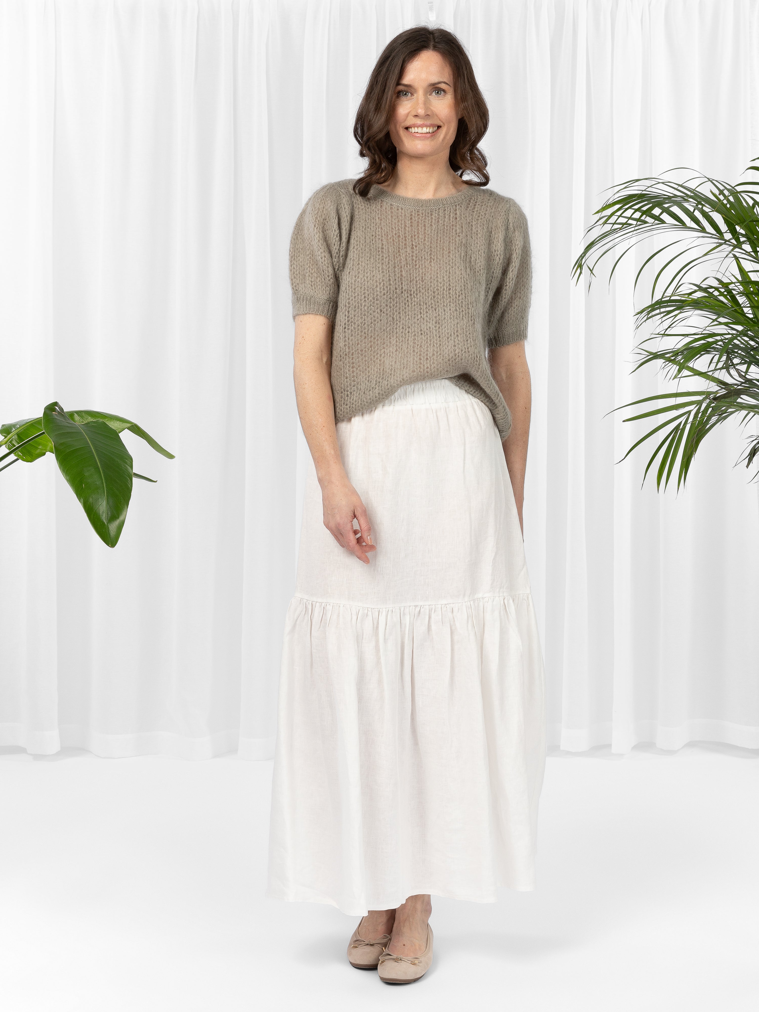 Close to my heart Abby Skirt Skirt woven White