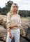 Close to my heart Alba bomull kasjmir genser Sweater knitted Summer Sand