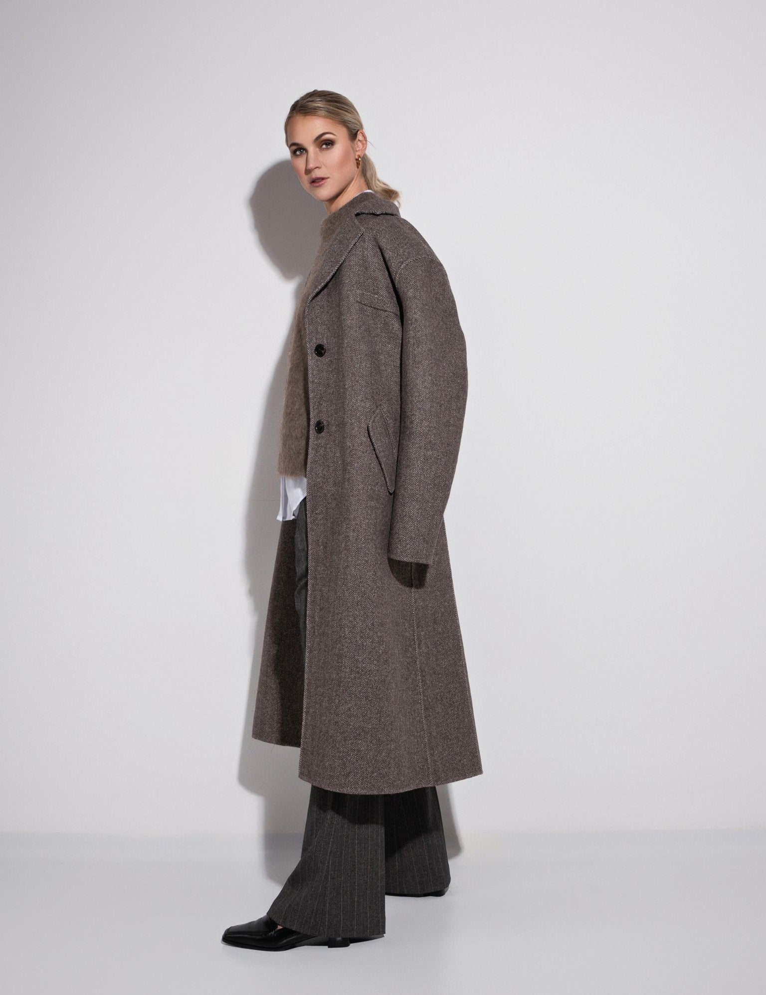 Close to my heart Alex coat Coat Herringbone
