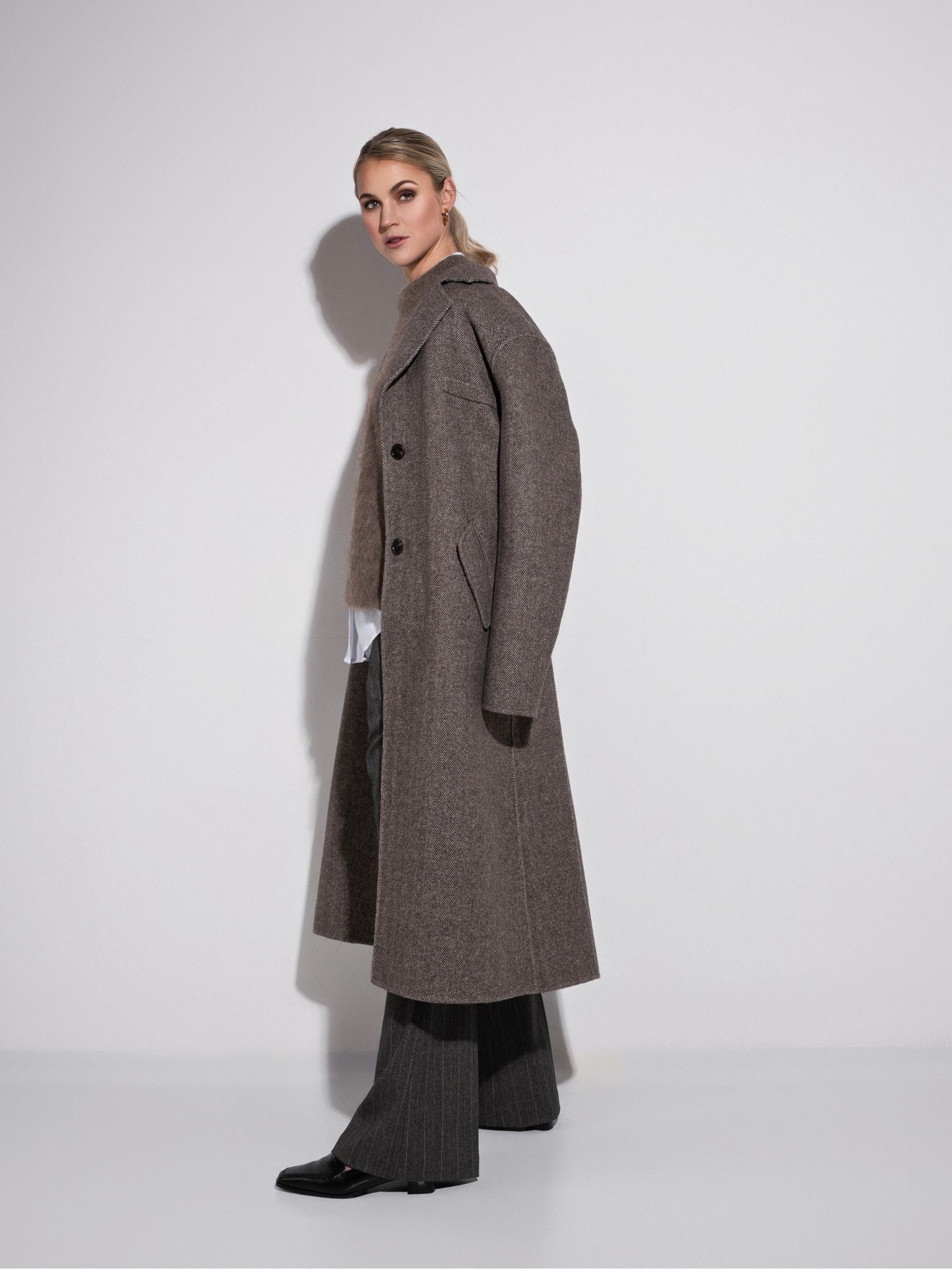 Close to my heart Alex coat Coat Herringbone