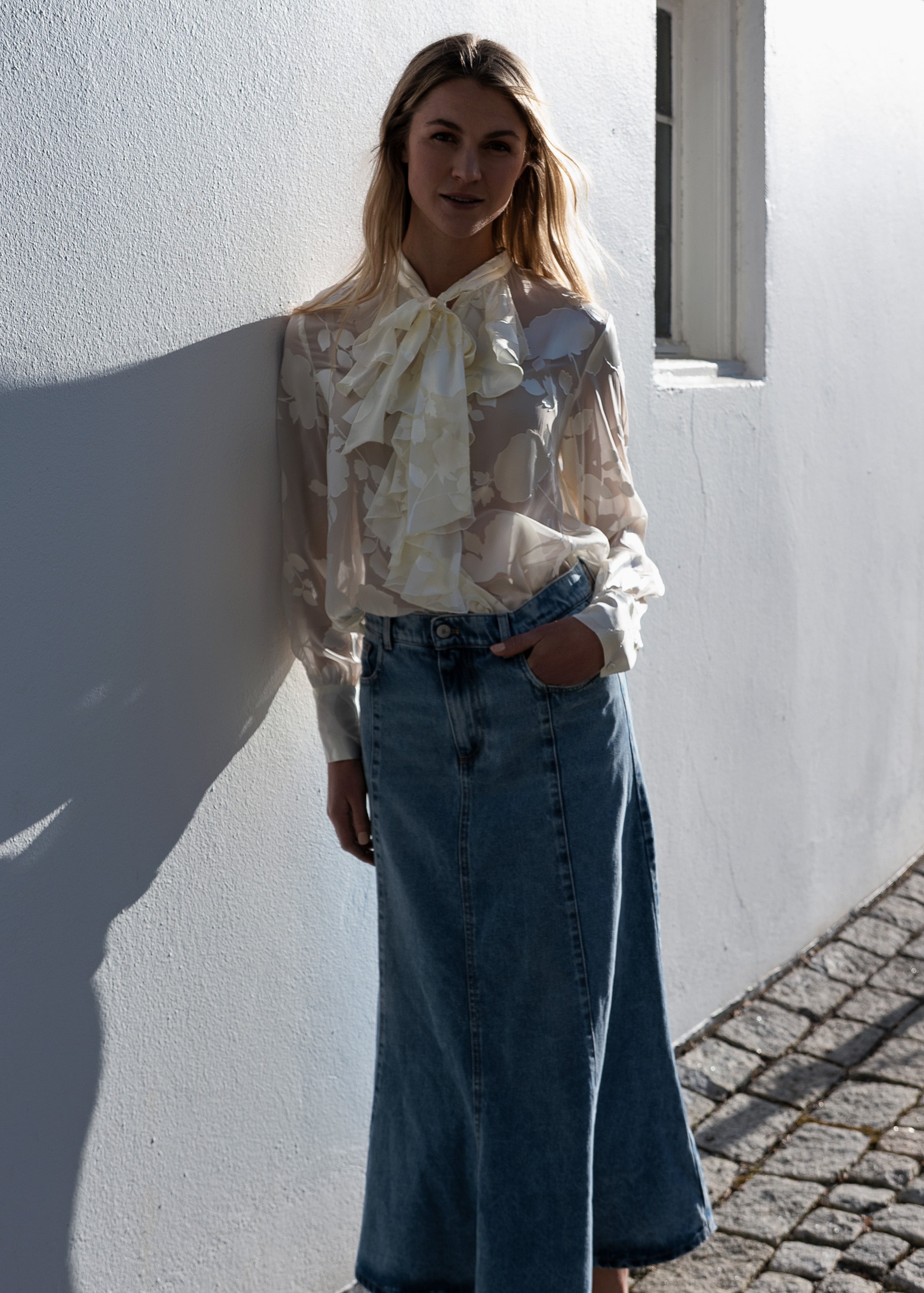 Close to my heart Alice blouse Blouse Offwhite