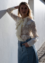 Close to my heart Alice blouse Blouse Offwhite