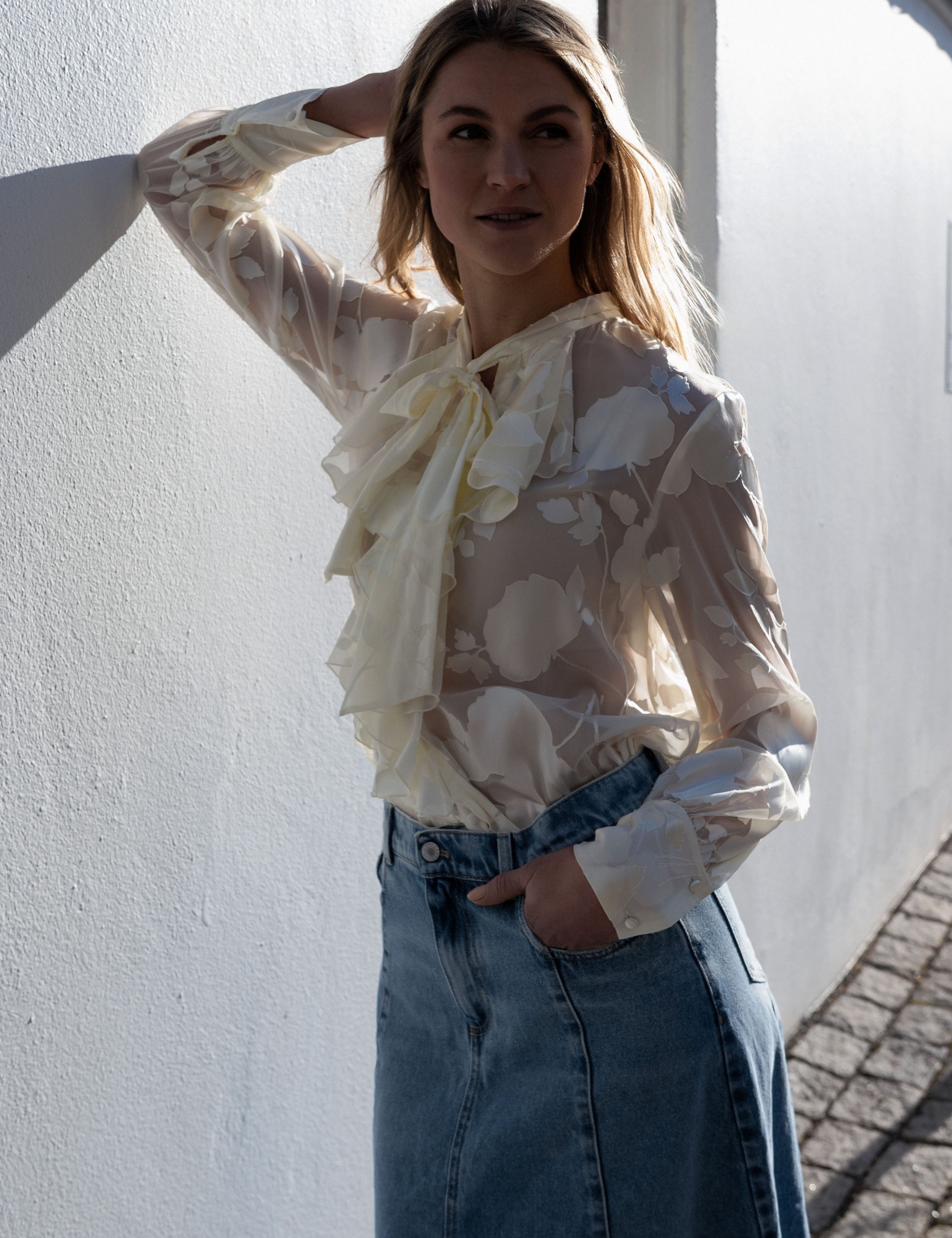 Close to my heart Alice blouse Blouse Offwhite