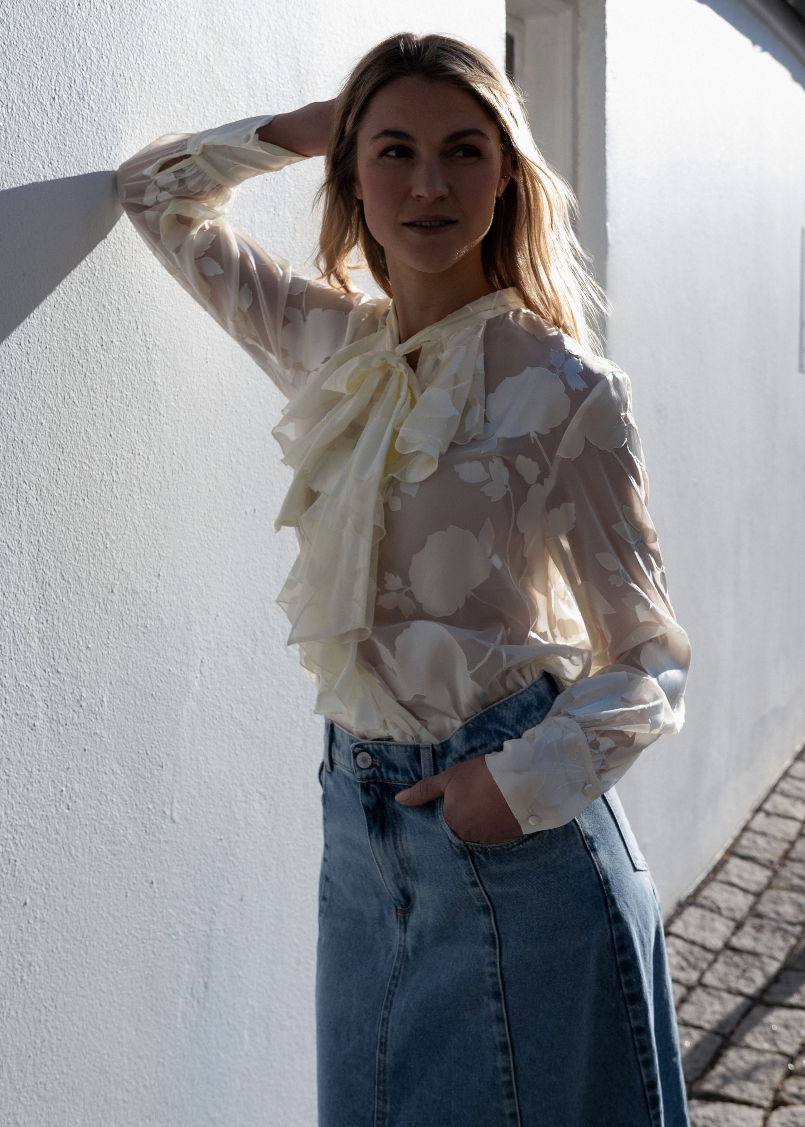 Close to my heart Alice blouse Blouse Offwhite