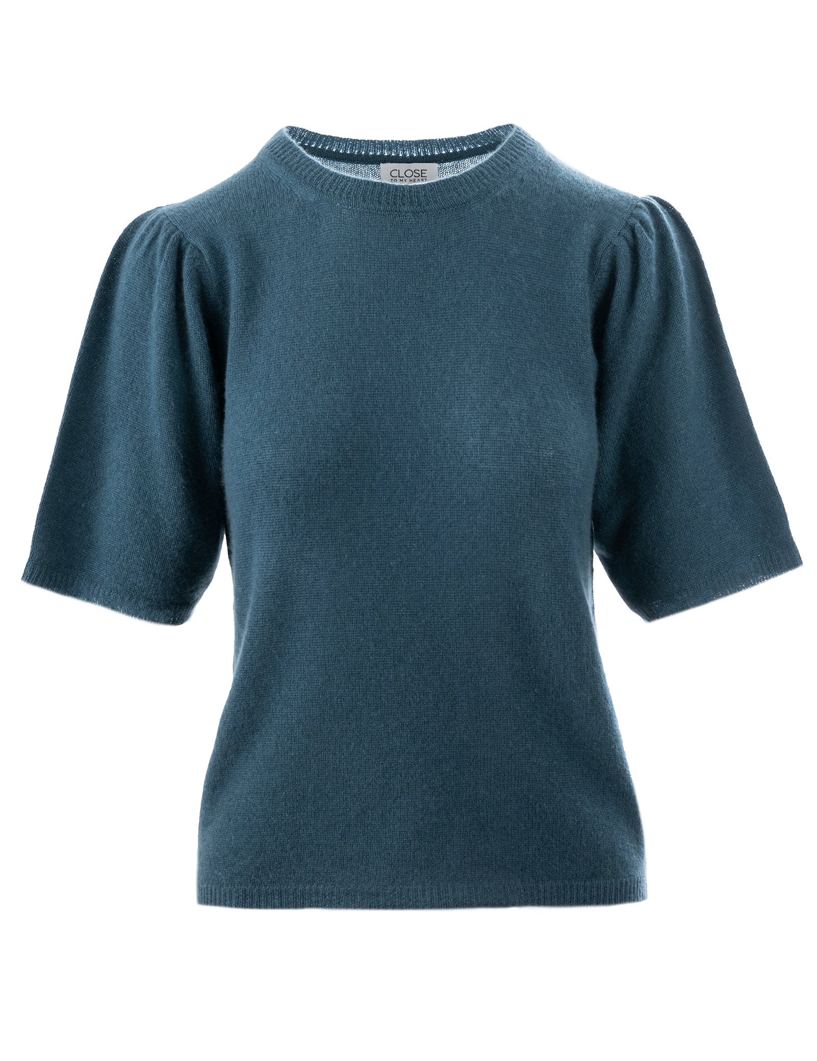 Close to my heart Alice kasjmir genser Sweater knitted Stone Blue