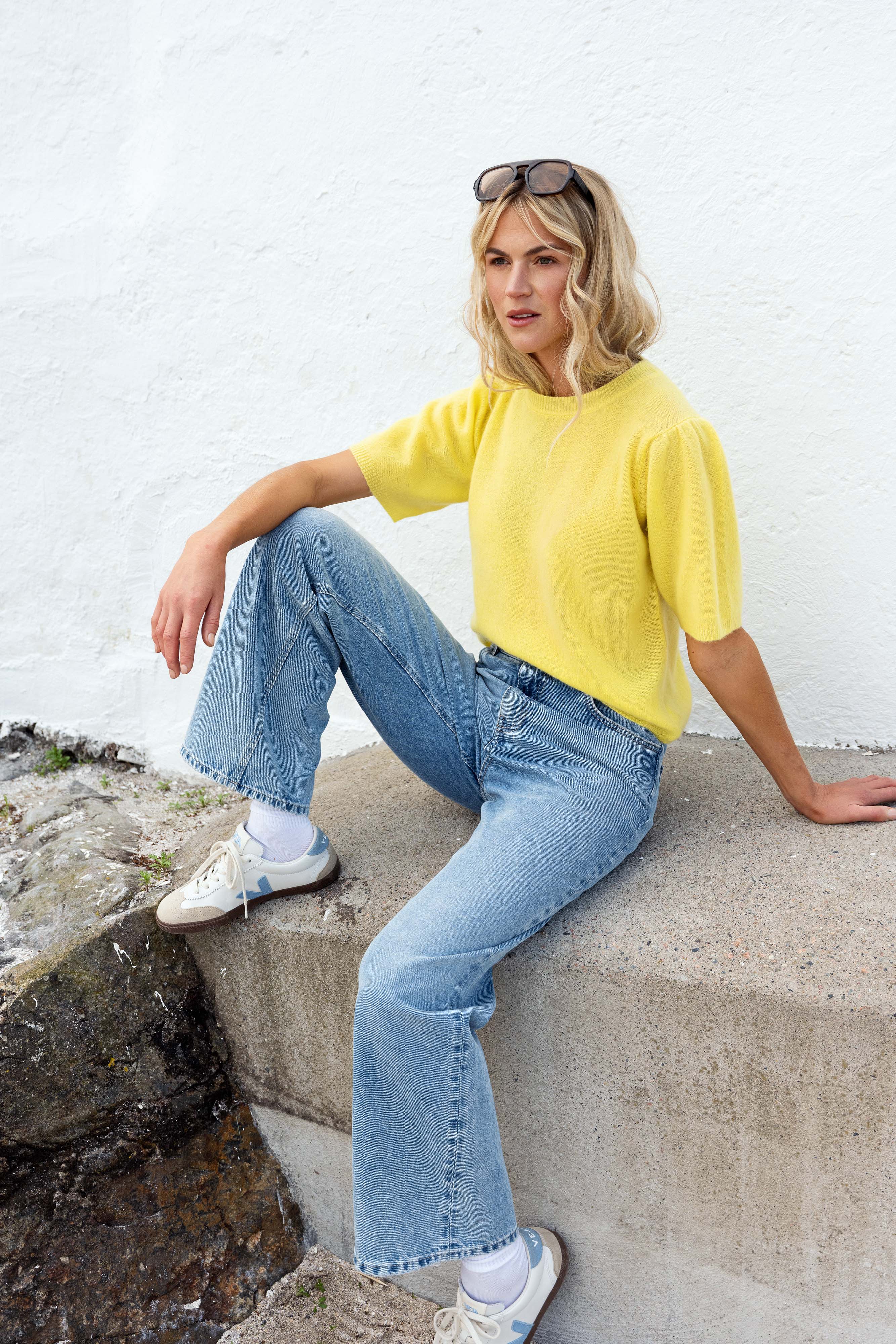 Close to my heart Alice sweater Sweater S/S Limelight