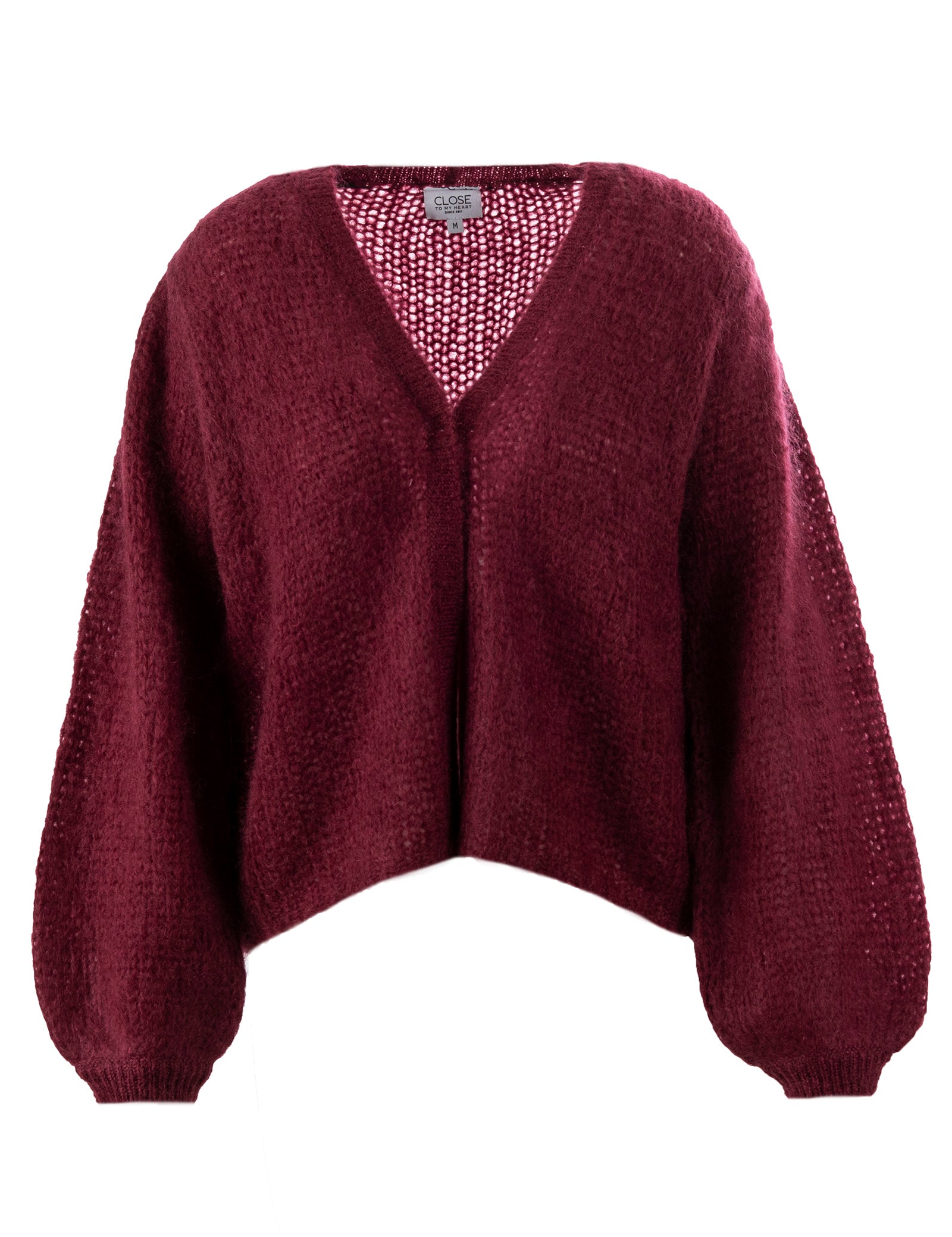 Close to my heart Aliza mohair cardigan Cardigan Tibetan Red