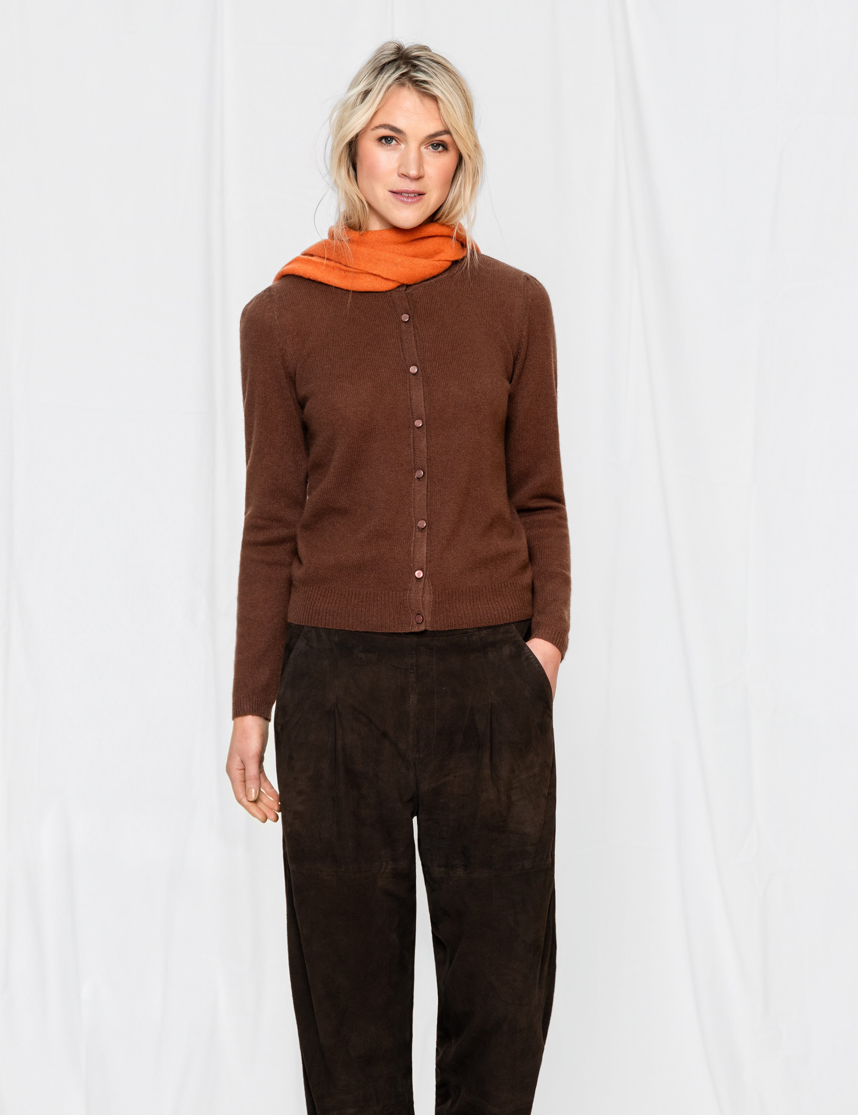 Close to my heart Alma kasjmir cardigan Cardigan Cocoa