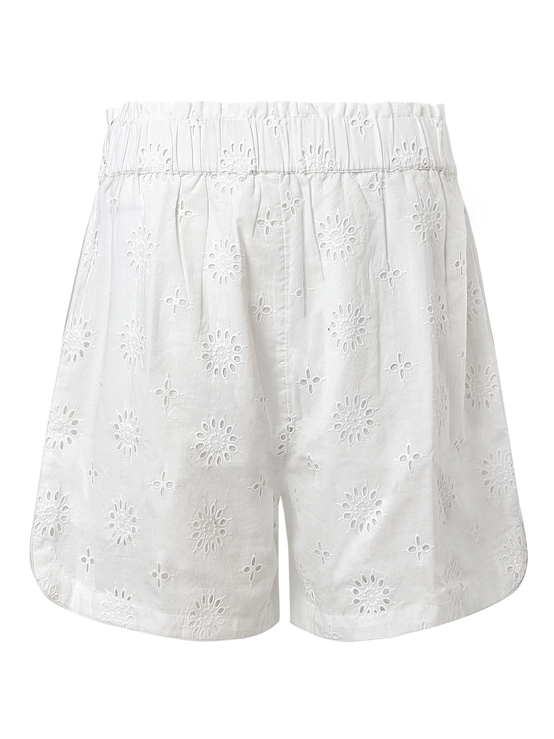 Close to my heart Alyssa brodert shorts Shorts woven White