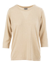 Close to my heart Ama tynn bomullsgenser dame med kasjmir Sweater knitted Summer Sand