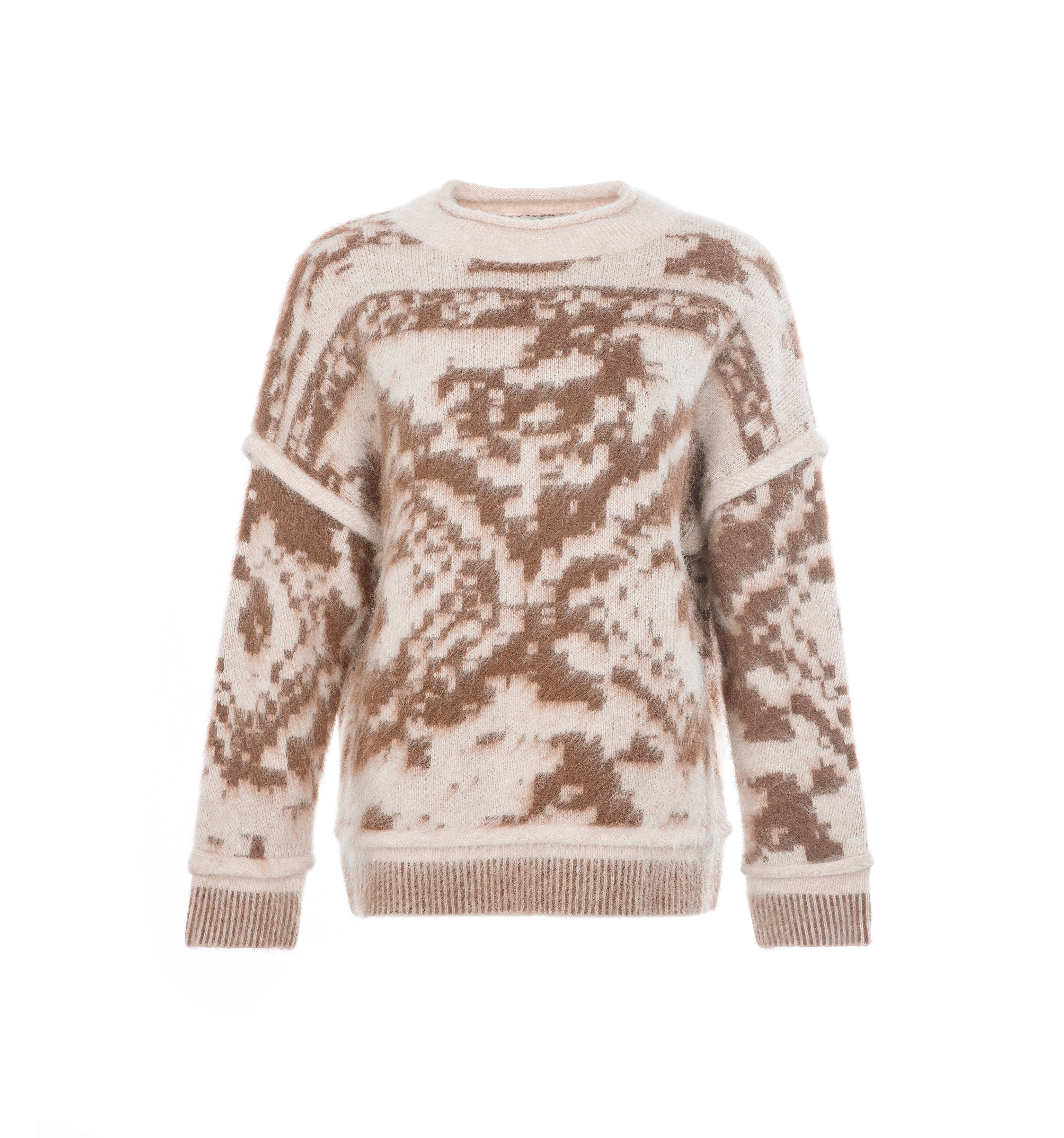 Close to my heart Amanda sweater Sweater knitted Nature Brown