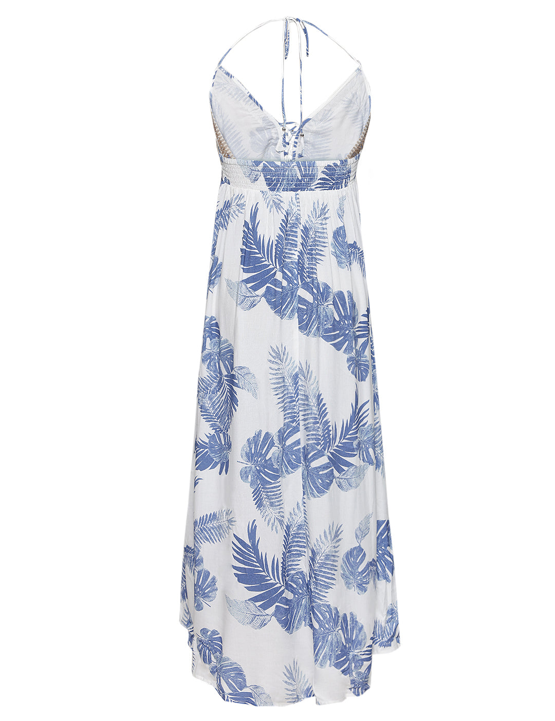 Close to my heart Amara halterneck kjole Dress woven Blue Print