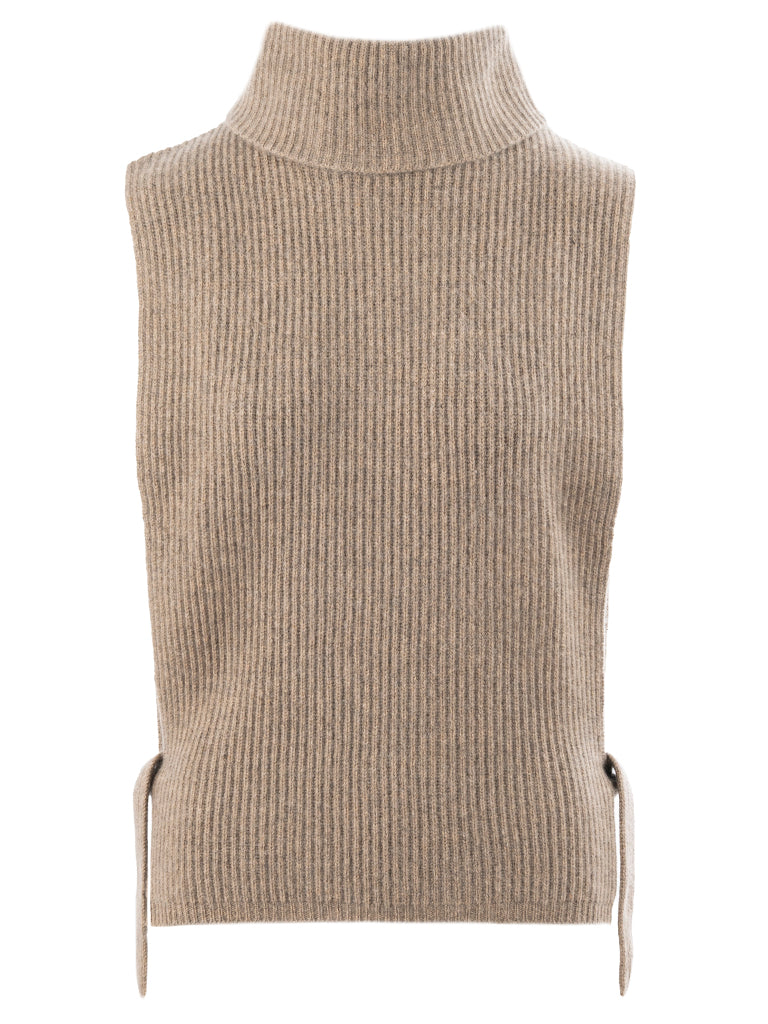 Close to my heart Amy bib vest Bib Neck Fudge Melange