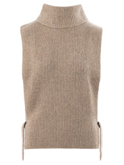Close to my heart Amy bib vest Bib Neck Fudge Melange