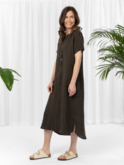 Close to my heart Andrea Dress Dress woven Chocolate