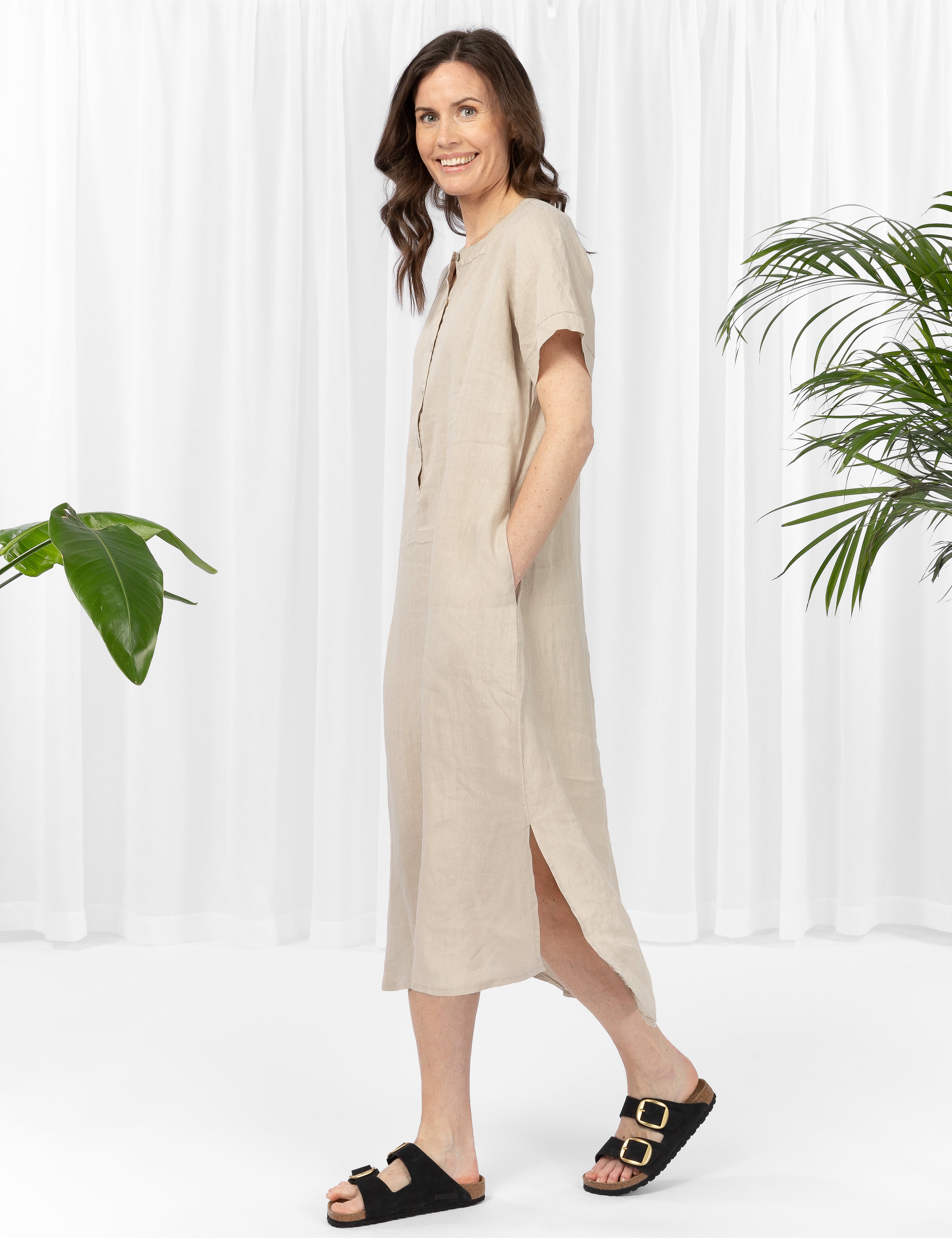 Close to my heart Andrea Dress Dress woven Sand