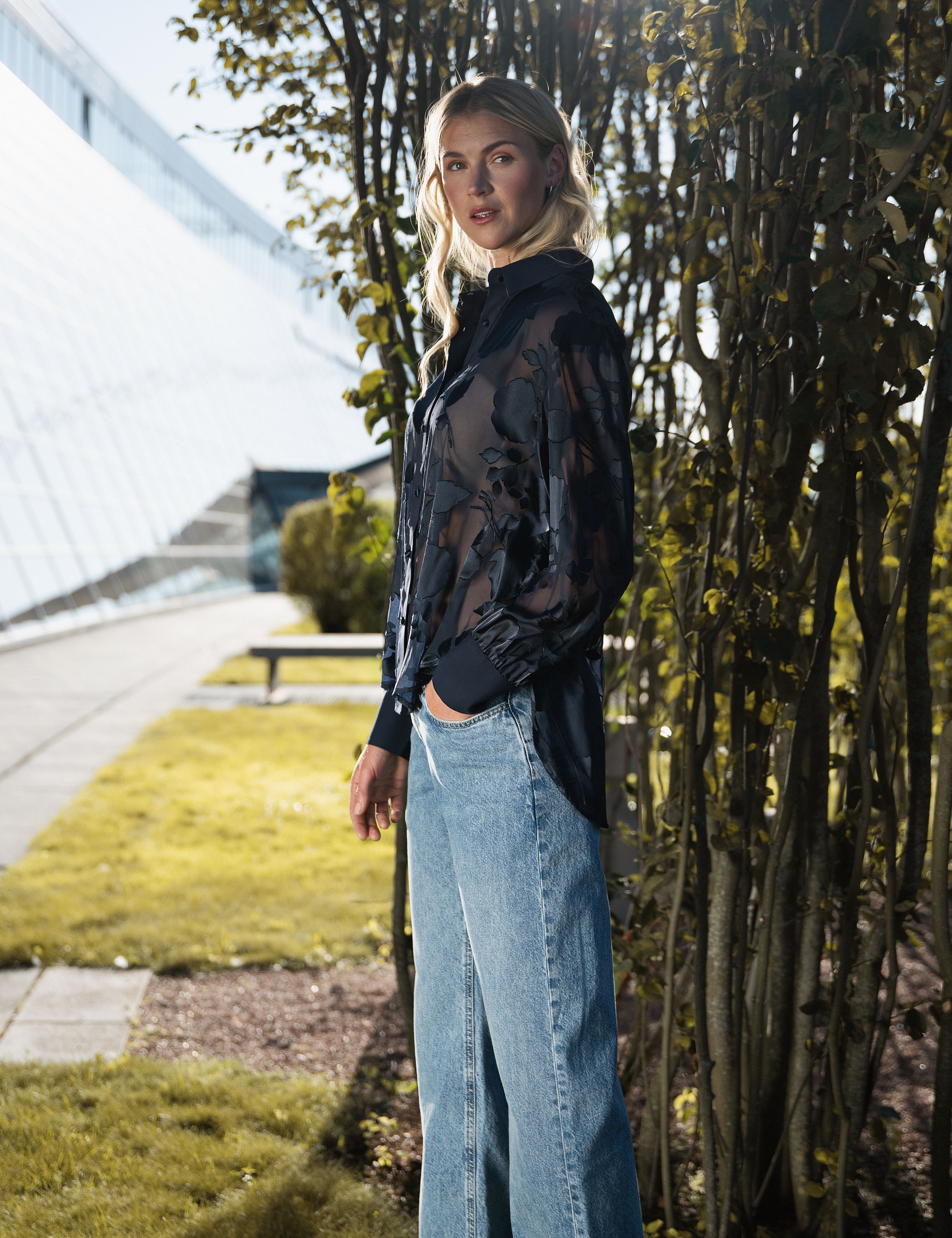 Close to my heart Angel blouse Blouse Dark Blue