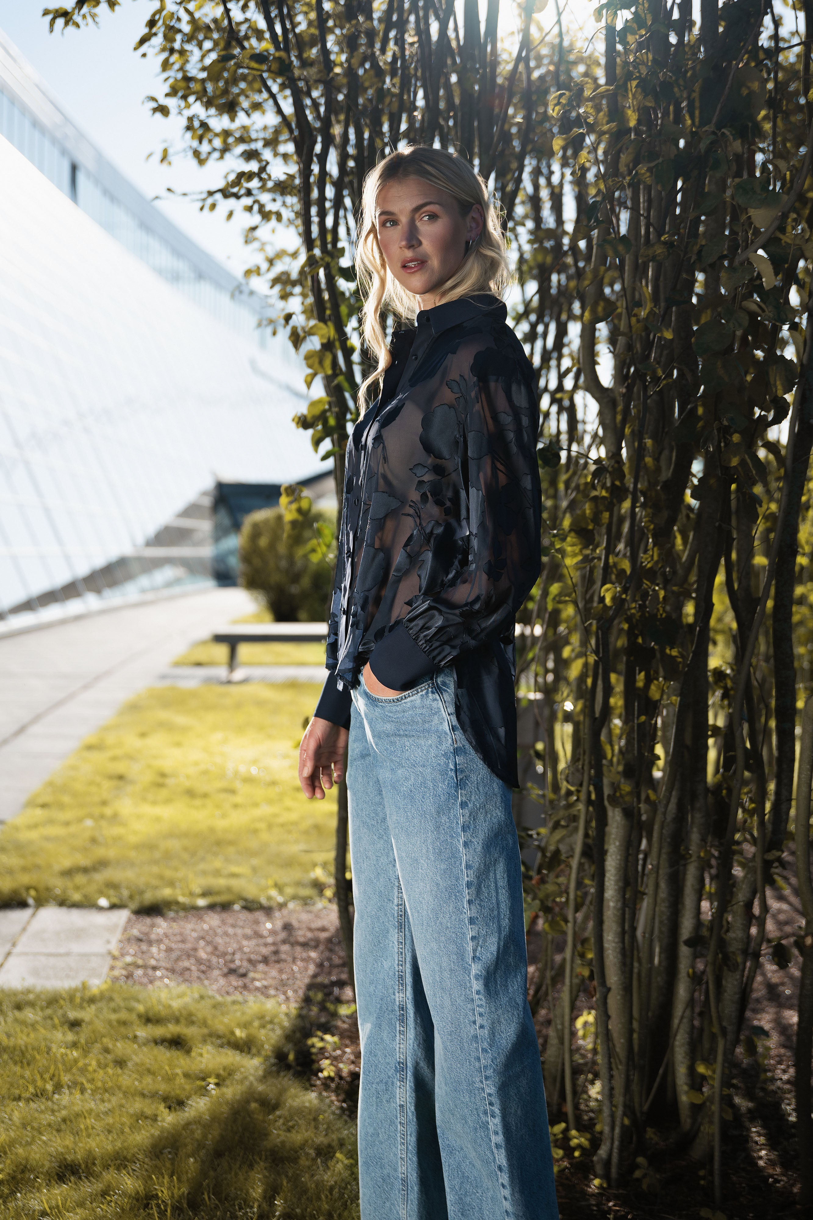 Close to my heart Angel blouse Blouse Dark Blue
