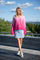 Close to my heart Anuza Dip Dye Sweater knitted Candy Pink