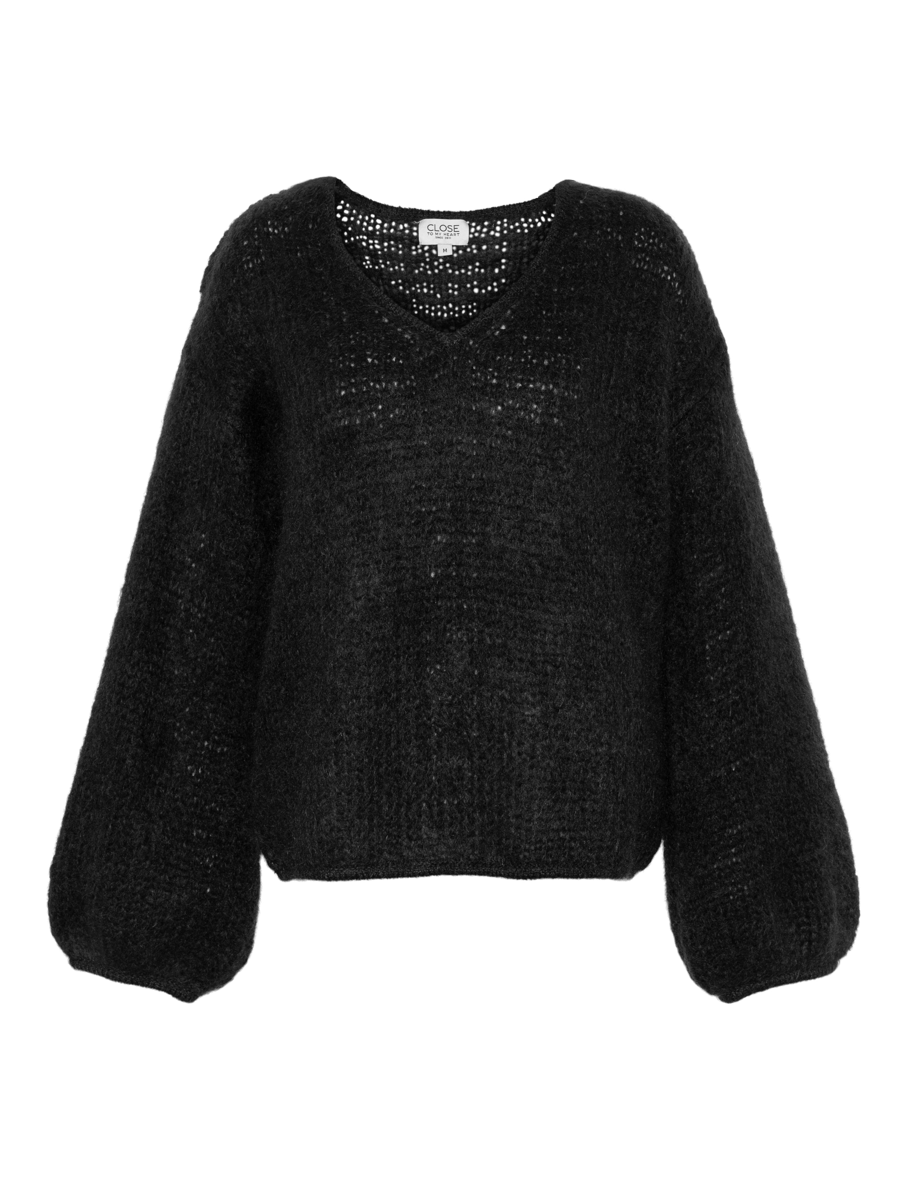 Close to my heart Anuza Sweater Sweater knitted Black