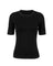 Close to my heart Aspen kortermet ull genser T-shirt Black