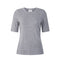 Close to my heart Aspen kortermet ull genser T-shirt Grey Melange