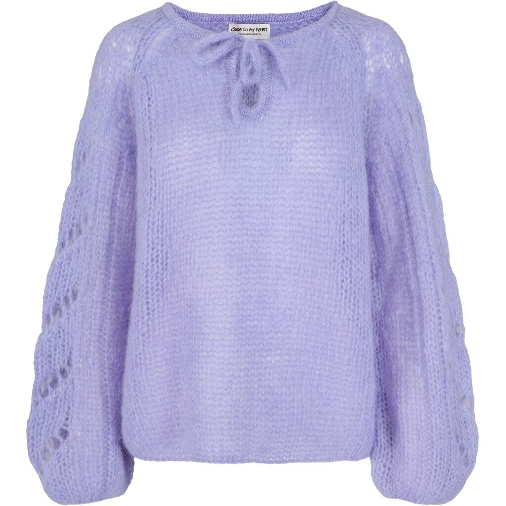 Close to my heart Astha Kid Mohair sweater Sweater knitted Blue Sky