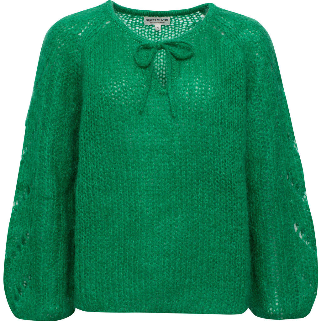 Close to my heart Astha Kid Mohair sweater Sweater knitted Kelly Green