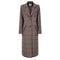 Close to my heart Avery rutet ull kåpe Coat Brown Check