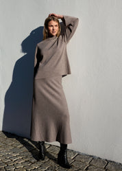 Close to my heart Babette skirt knitted skirt Mousse