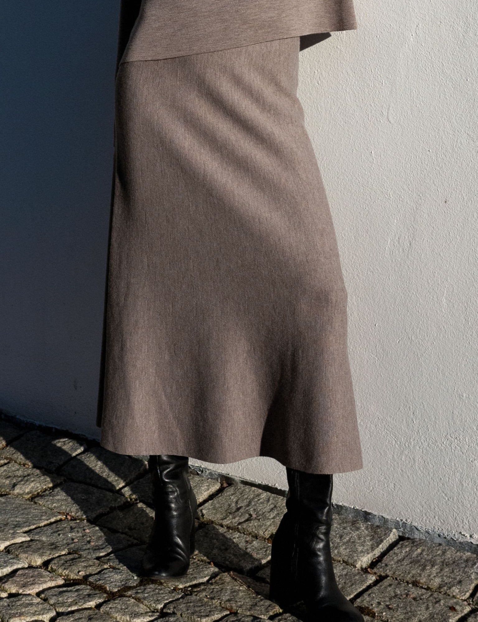 Close to my heart Babette skirt knitted skirt Mousse