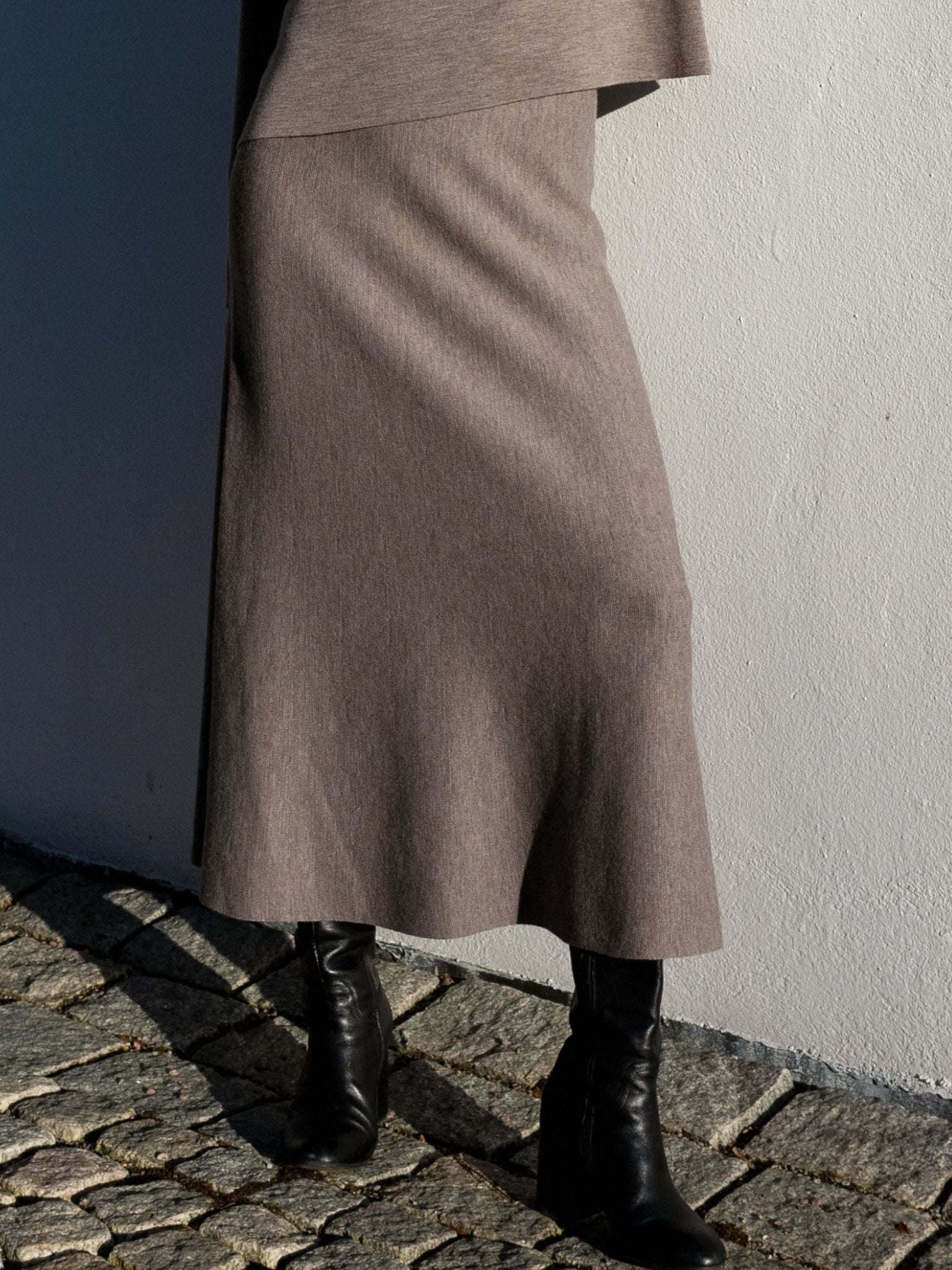 Close to my heart Babette skirt knitted skirt Mousse