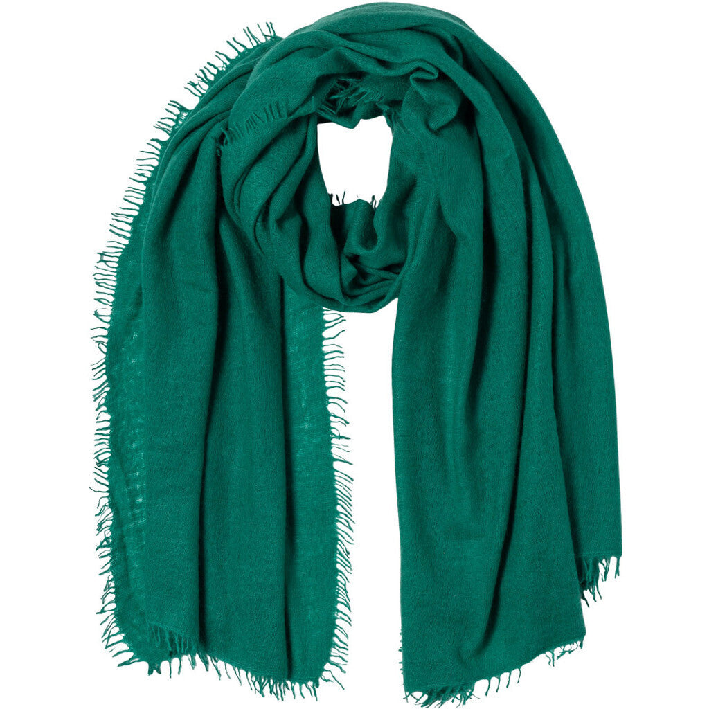 Close to my heart Bandana cashmere shawl Shawl Mystic Green
