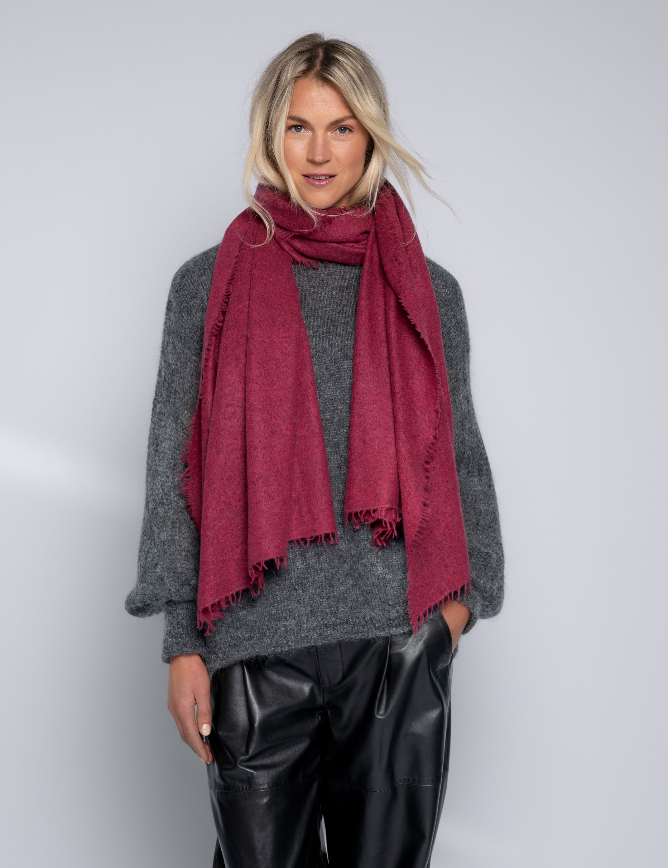 Close to my heart Bandana kasjmir skjerf Scarf Tibetan Red