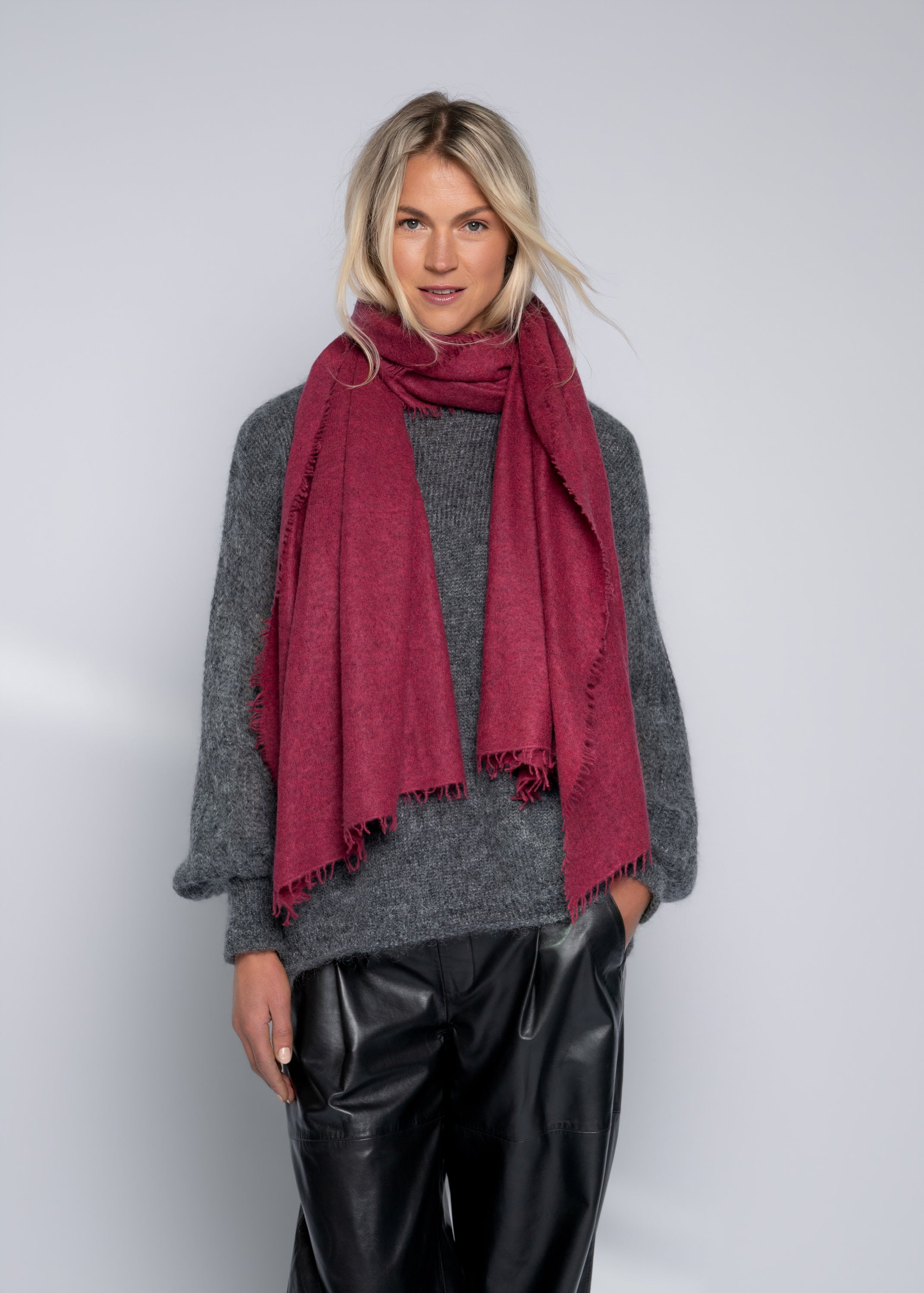 Close to my heart Bandana kasjmir skjerf Scarf Tibetan Red
