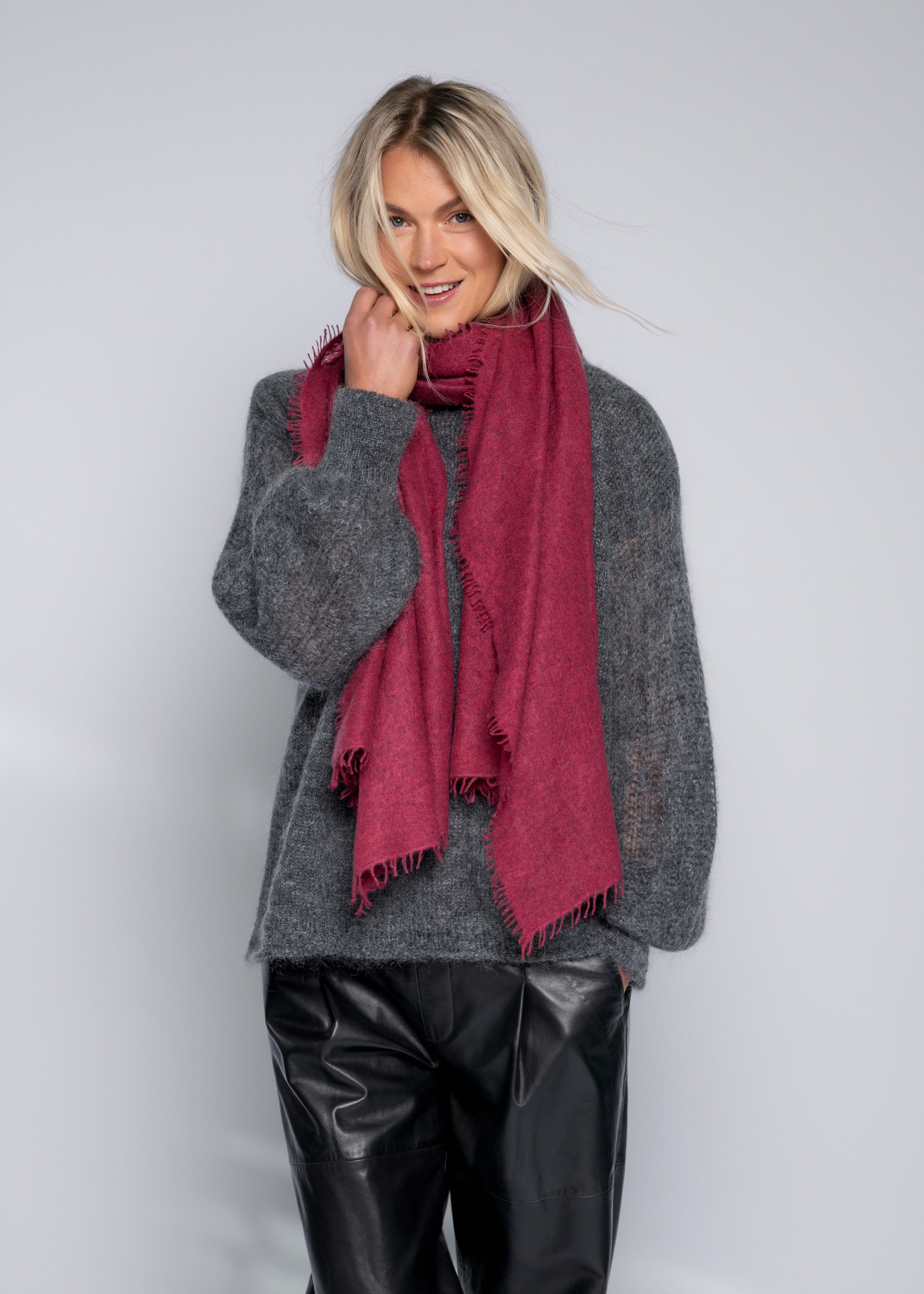 Close to my heart Bandana kasjmir skjerf Scarf Tibetan Red
