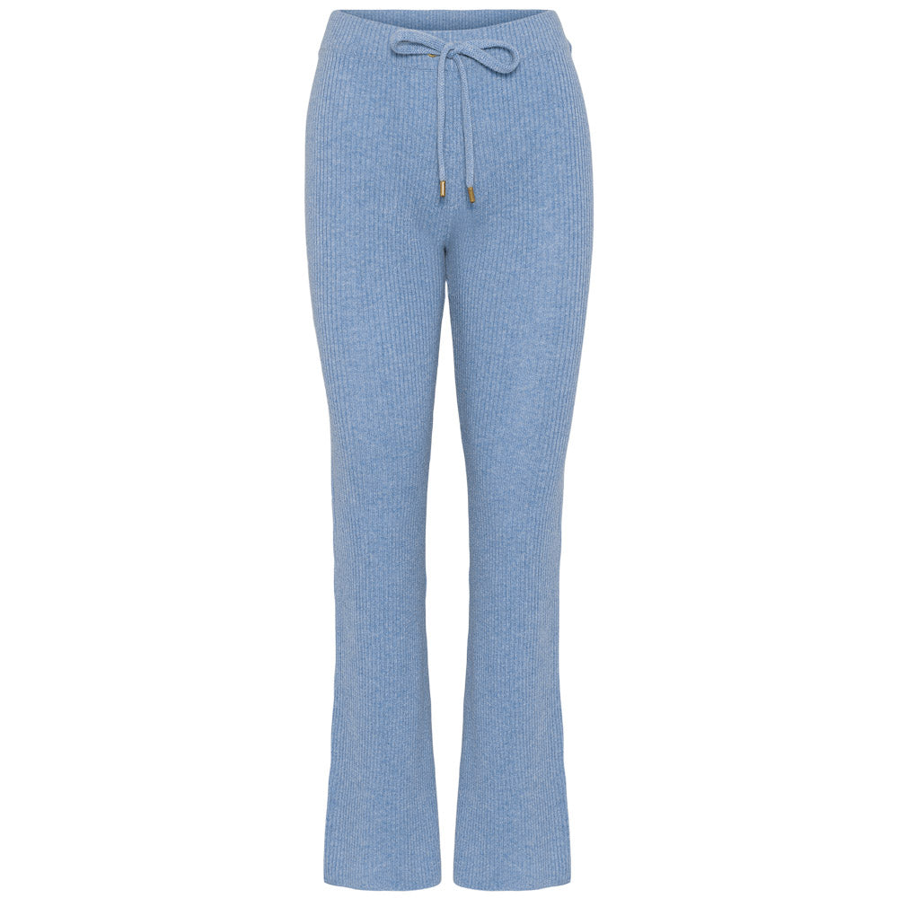 Close to my heart Bandha merino cashmere pants knitted pants Sky Blue