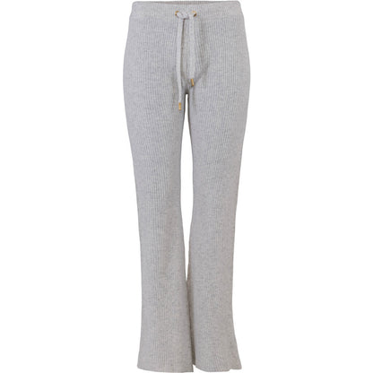 Close to my heart Bandha merino cashmere pants knitted pants White Grey