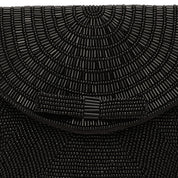 Close to my heart Beaded black clutch Handbag Black