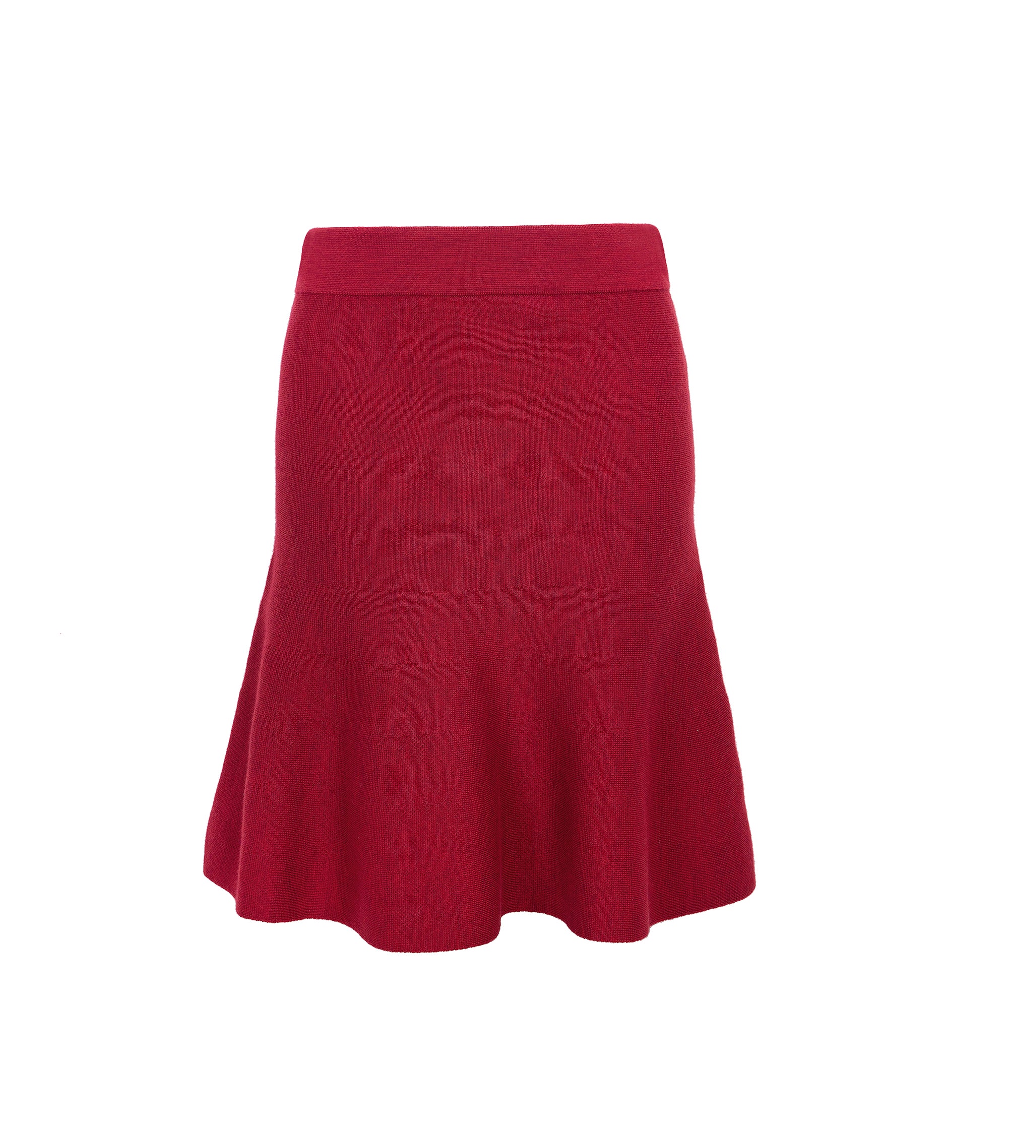 Close to my heart Becca merino skirt Skirt knitted Carmine Red