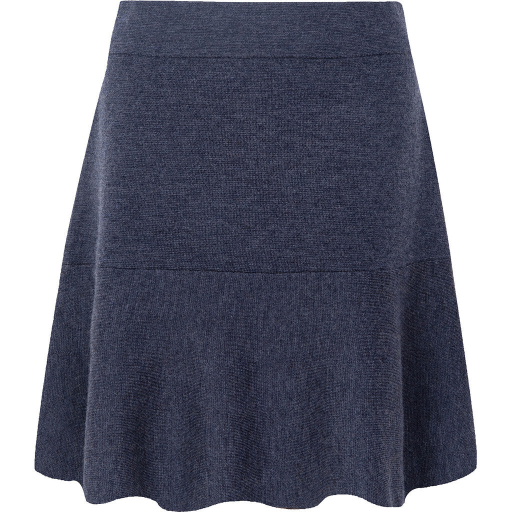 Close to my heart Becca merino skirt Skirt knitted Indigo