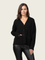 Close to my heart Berlin merino cardigan Cardigan Black