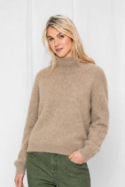 Close to my heart Caia børstet ull genser Sweater knitted Hunter