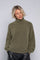 Close to my heart Caia børstet ull genser Sweater knitted Moss Green