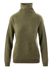Close to my heart Caia ull genser Sweater knitted Moss Green