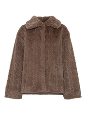 Close to my heart Callie Faux fur coat Jackets Brown
