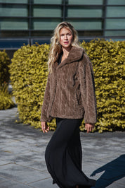 Close to my heart Callie Faux fur coat Jackets Brown