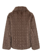 Close to my heart Callie Faux fur coat Jackets Brown